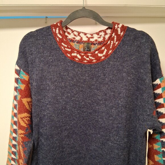 ARATTA Western look Knit Sweater Dress NWT Sample - Picture 2 of 7